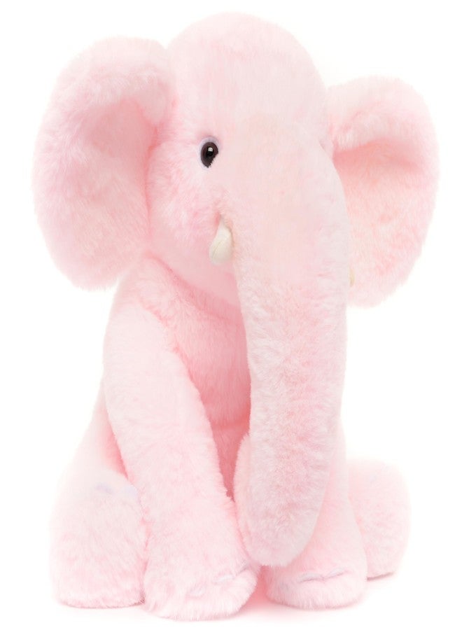 WEIGEDU 13" Pink Elephant Stuffed Animal - Plush Toy for Boys, Girls, Kids, Baby Shower, Bedtime, Birthday - Image 2